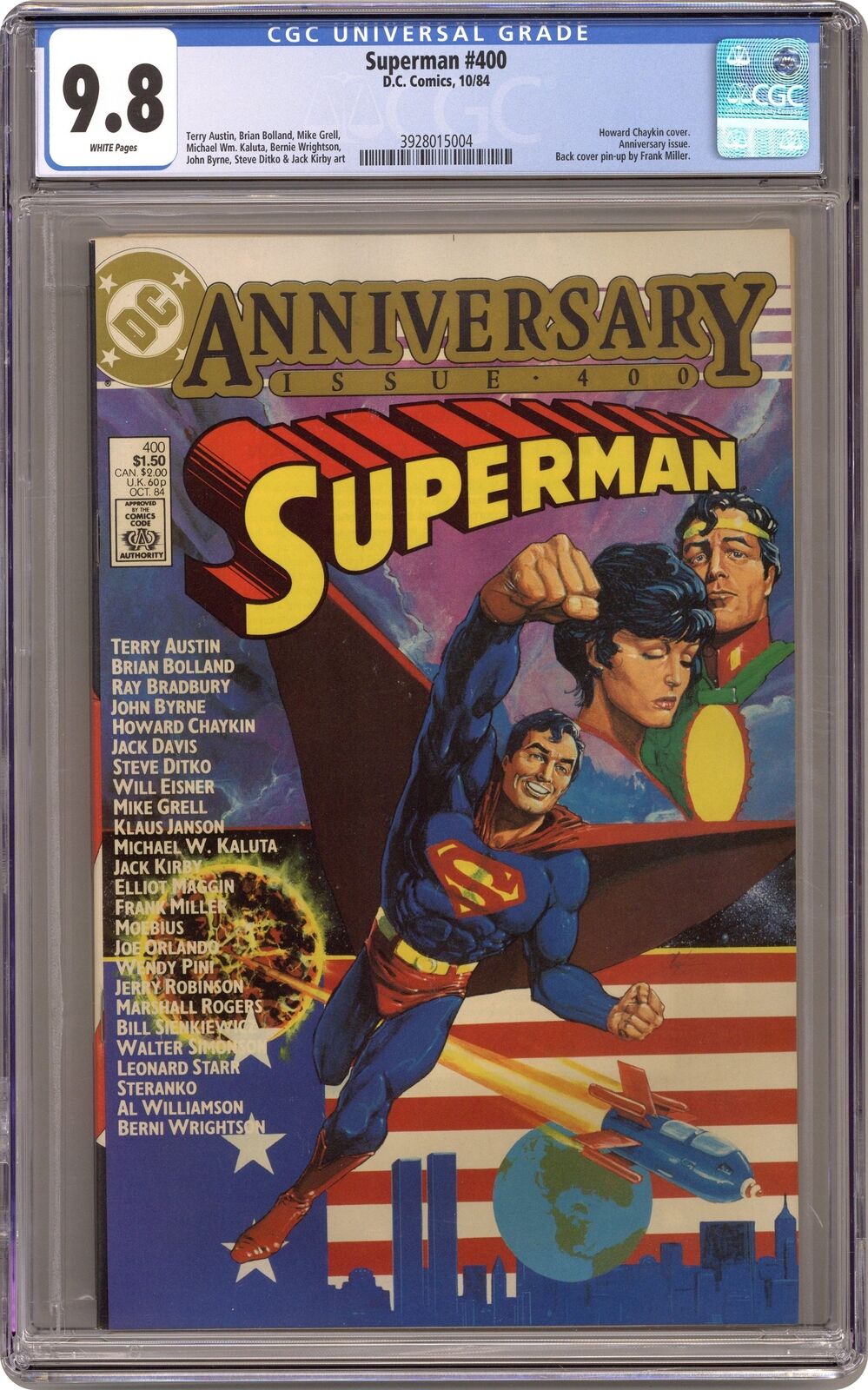 Superman #400 CGC 9.8 1984 3928015004