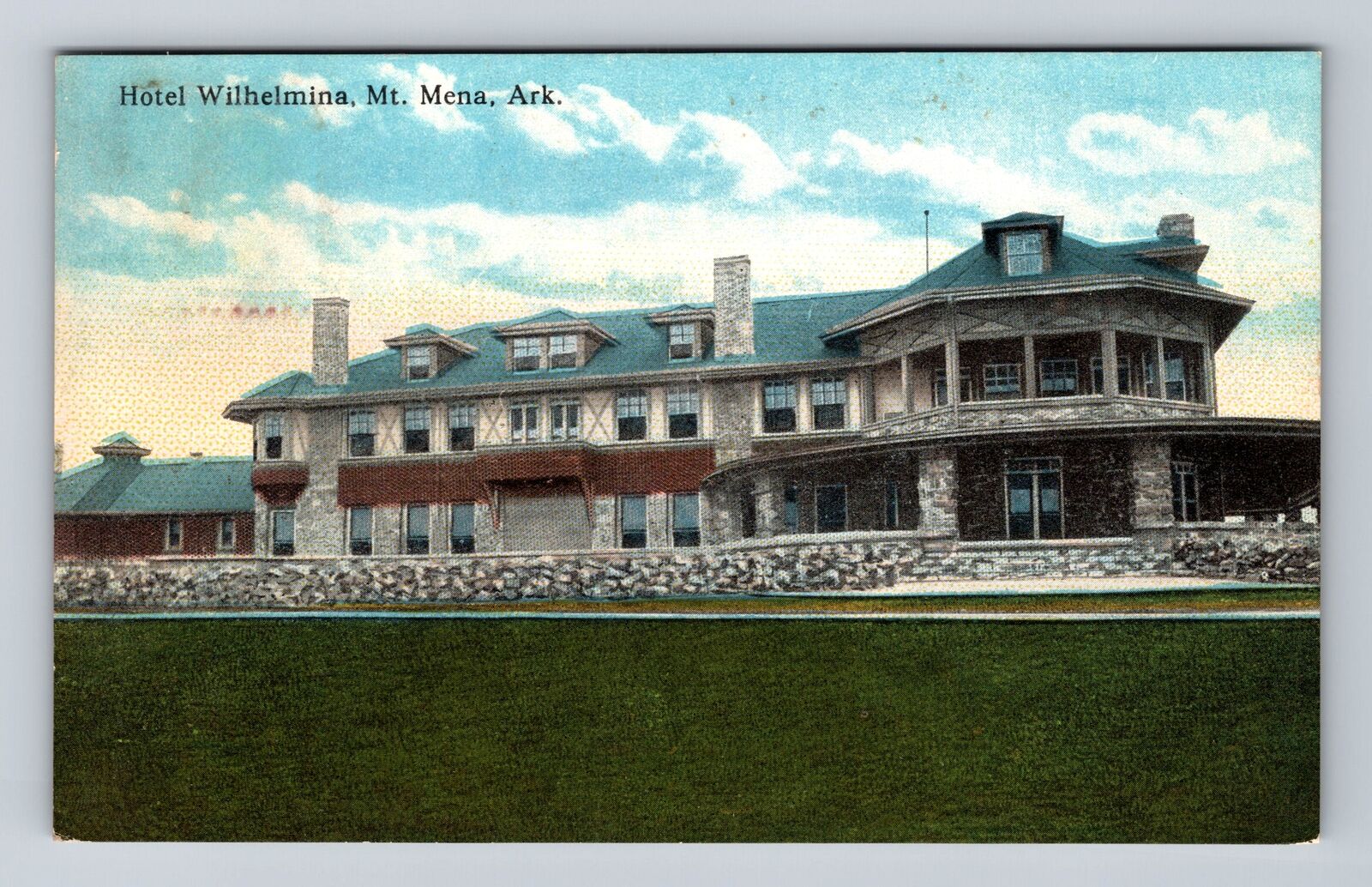 Mt Mena AR-Arkansas, Hotel Wilhelmina, Advertising, Antique, Vintage Postcard