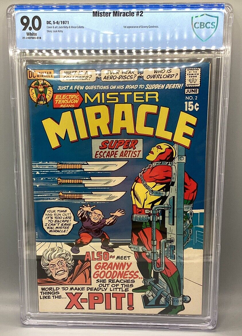 Mister Miracle #2 - 1971 - DC - CBCS 9.0 - 1st App Of Granny Goodness