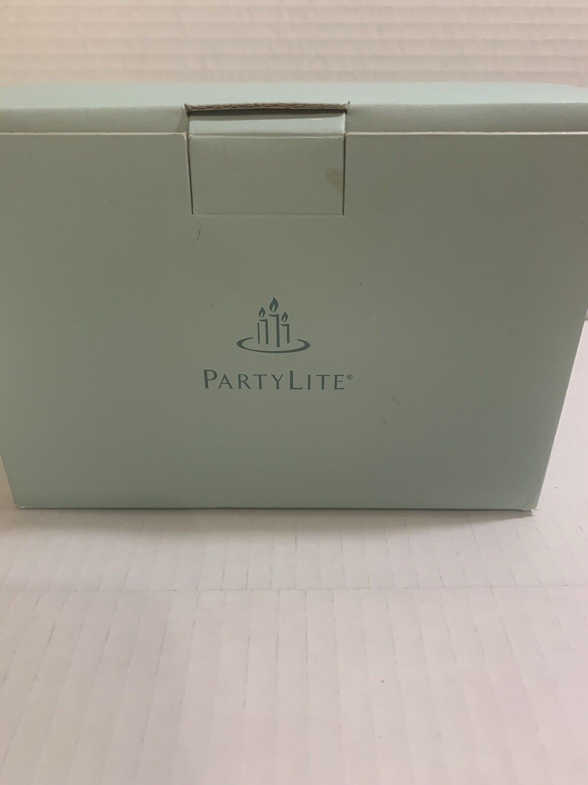 New In Box PartyLite Versatility Votive Pair Candle  Holders Glass Silver