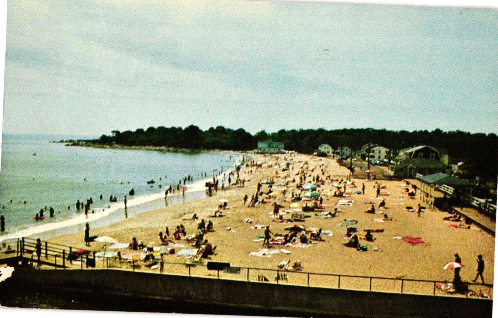 Postcard Point O'Woods Beach, South Lyme, Connecticut