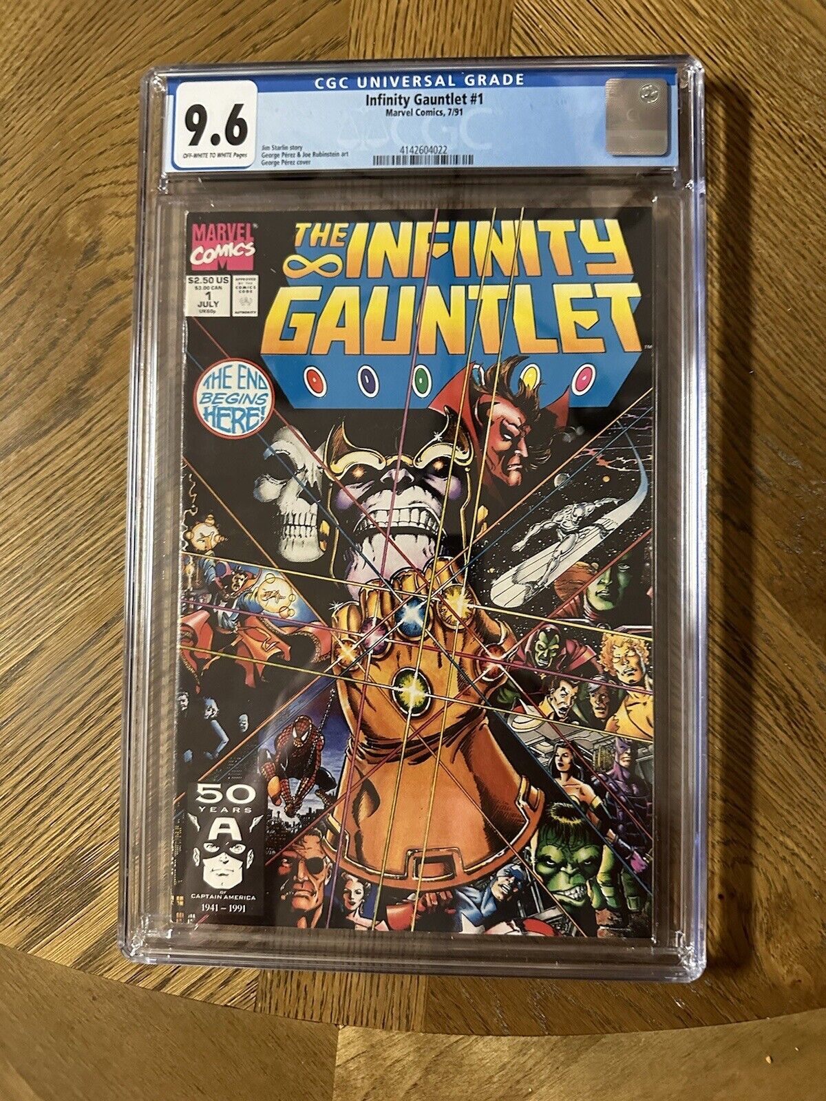 Infinity Guantlet #1 CGC 9.6