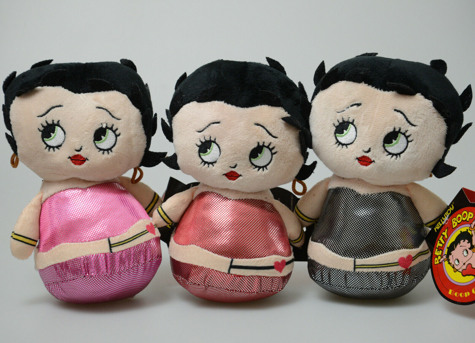 Betty Boop Plush Stuffed Doll 3 pc Set Birthday Valentine Mothers Day Gift New 