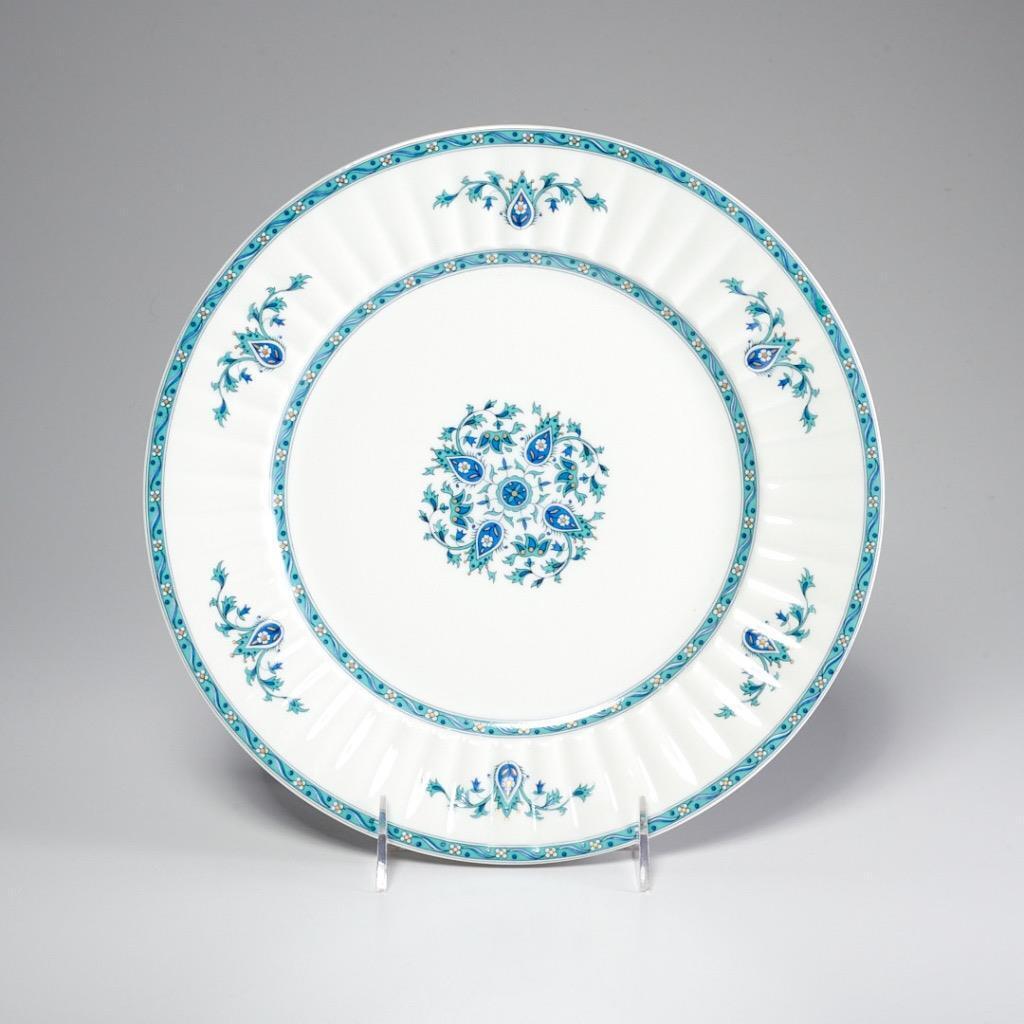 Towle Teheran Royale Limoges Iranian Inspired Blue White Porcelain Plate 10.5\