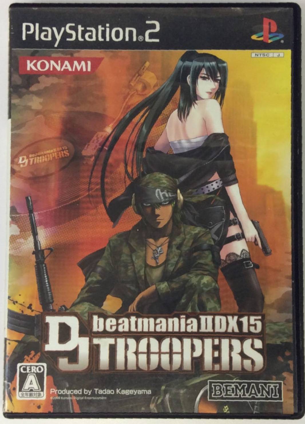 Used Konami Beatmaniaiidx15 Djtroopers Playstation 2