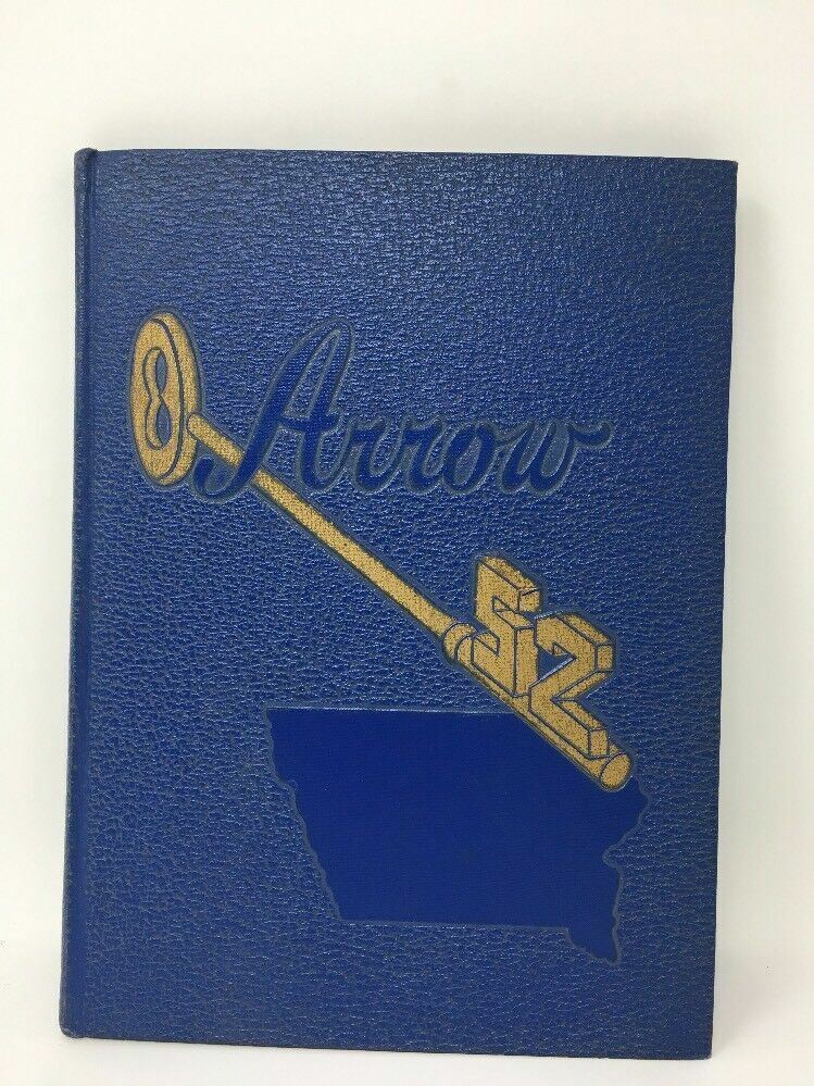 1952 East High School Arrow Yearbook Sioux City Iowa Scrapbooking Crafts