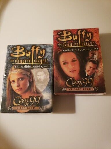 Buffy The Vampire Slayer Hero And Villain Decks Class of 99 - Set Of 2