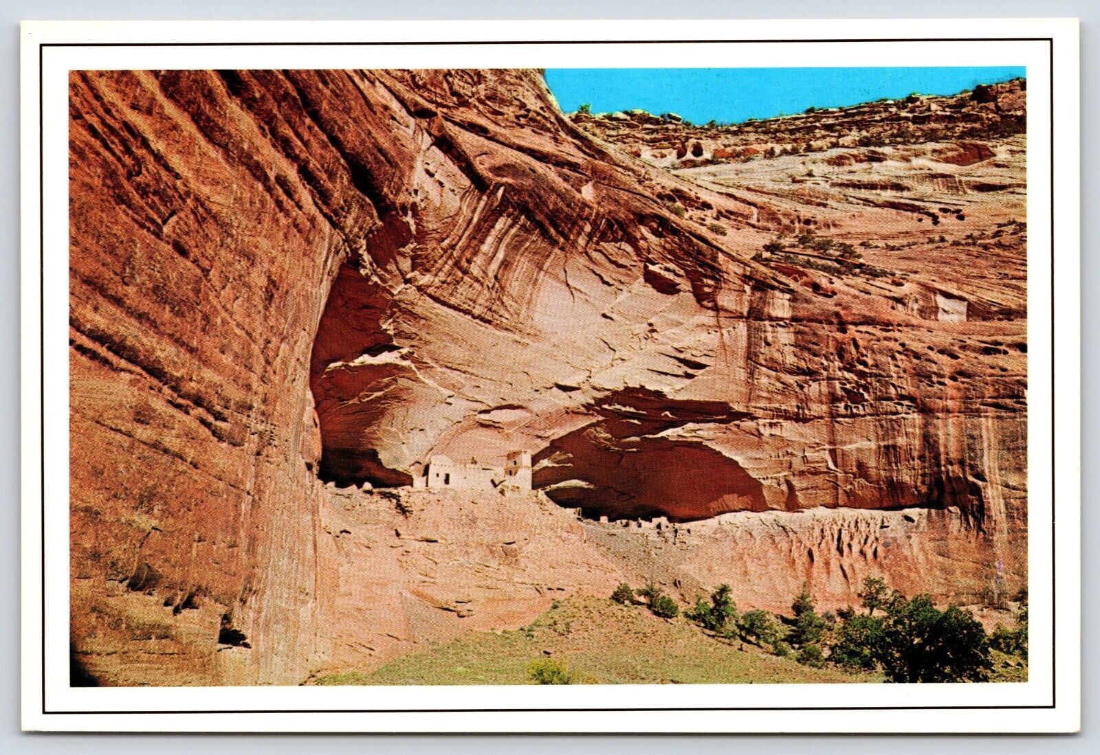 Arizona Chinle Mummy Cave Ruin Vintage Postcard Continental