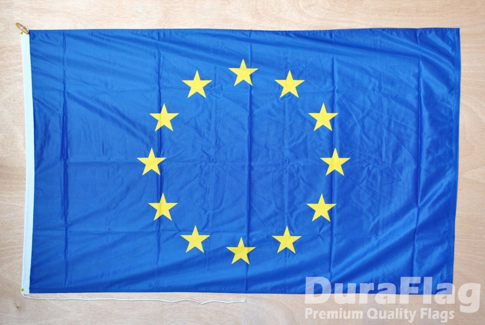 EUROPEAN UNION DURAFLAG 150cm x 90cm 5x3 ft QUALITY FLAG ROPE & TOGGLE EUROPE