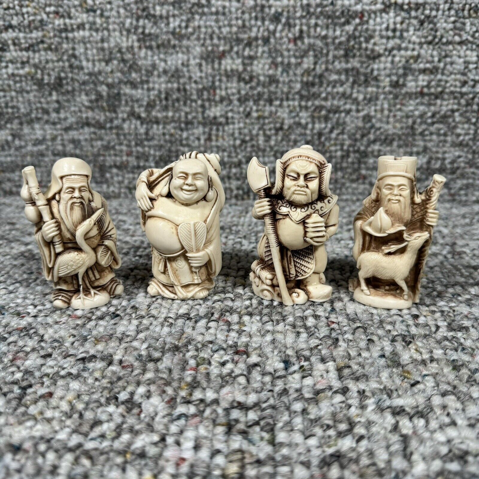 VIntage Chinese Resin Miniature Figurines