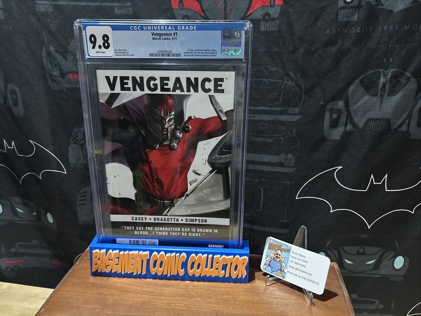 2011 VENGEANCE #1 1st AMERICA CHAVEZ CGC 9.8 White Pages Recently Graded