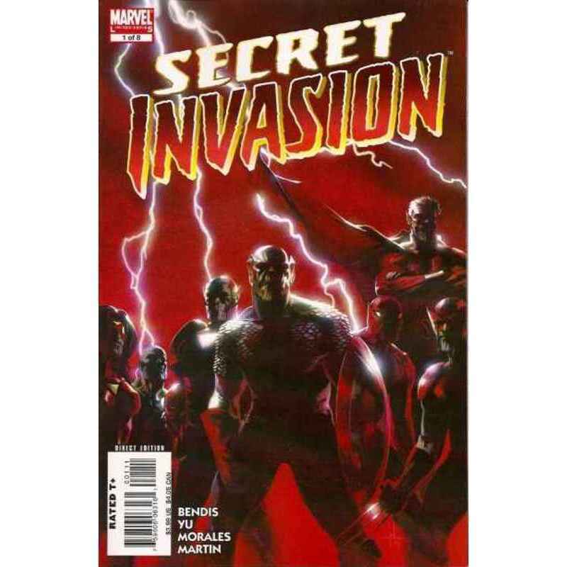 Secret Invasion #1 2008 series Marvel comics NM minus Full description below [o