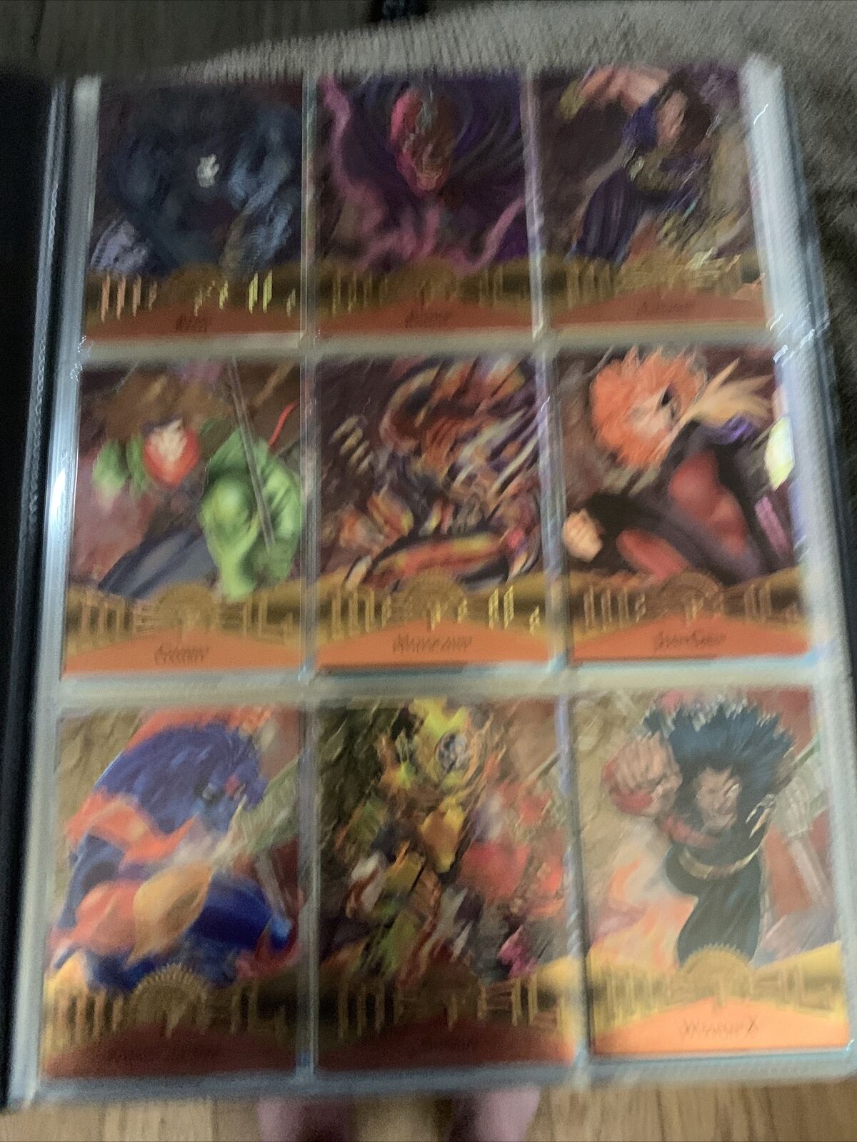 1995 95 Fleer Marvel Metal Complete 138 Card Base Set NM Condition X-Men