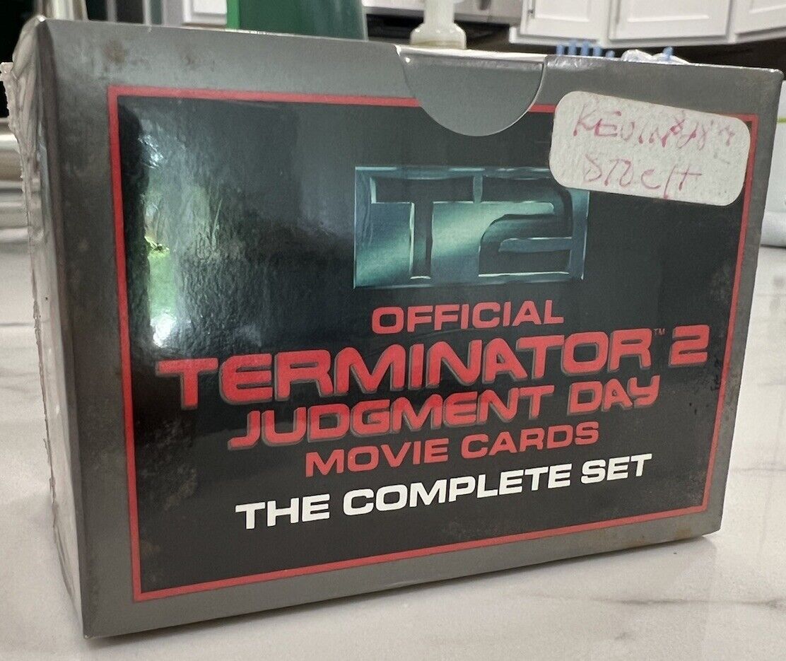 Official Terminator 2 Judgement Day Movie Cards The Complete Set SEALED NIB