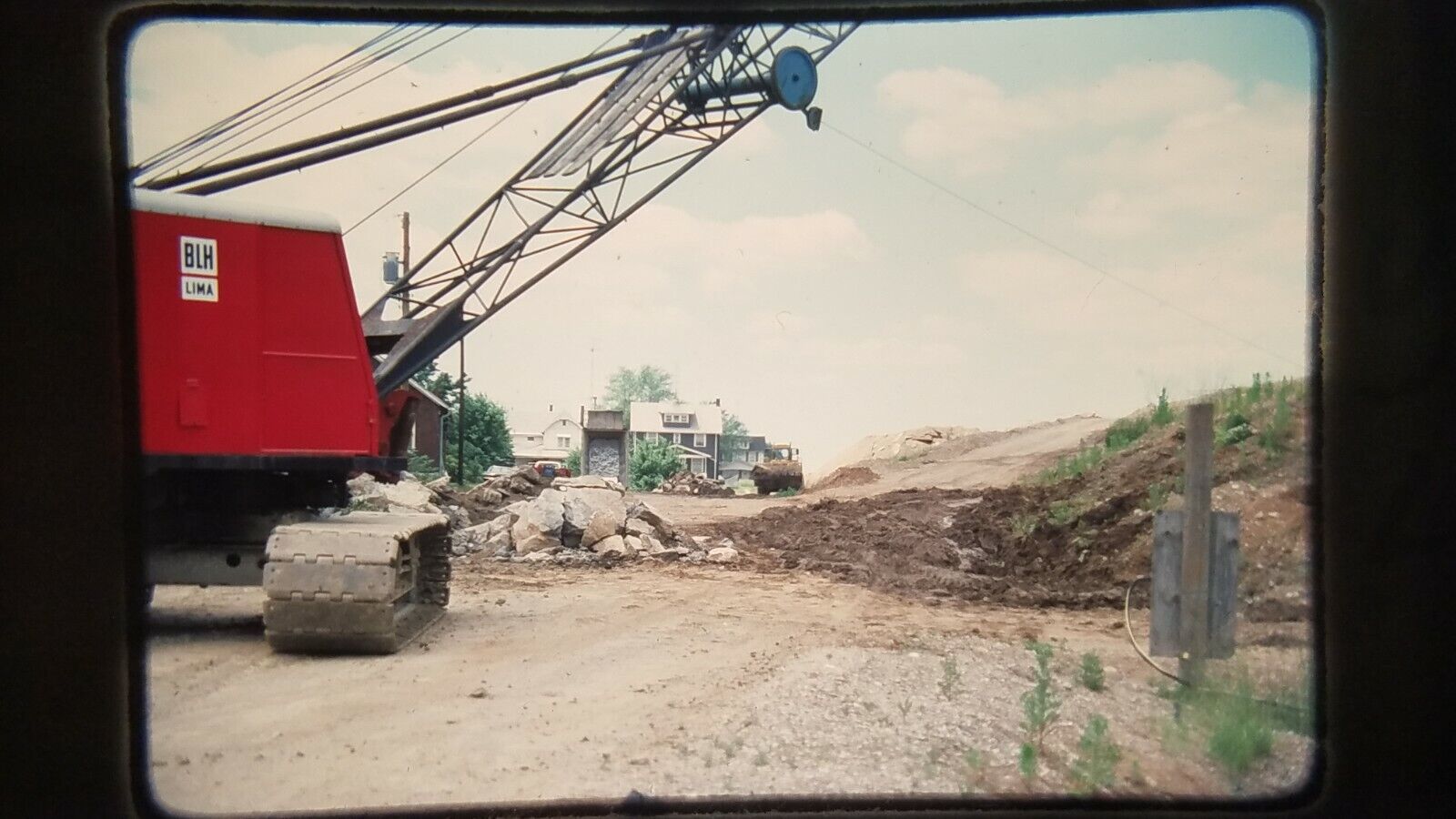 YL15 35mm Original Slide Classic AMERICANA SHOVEL MINING CONSTRUCTION