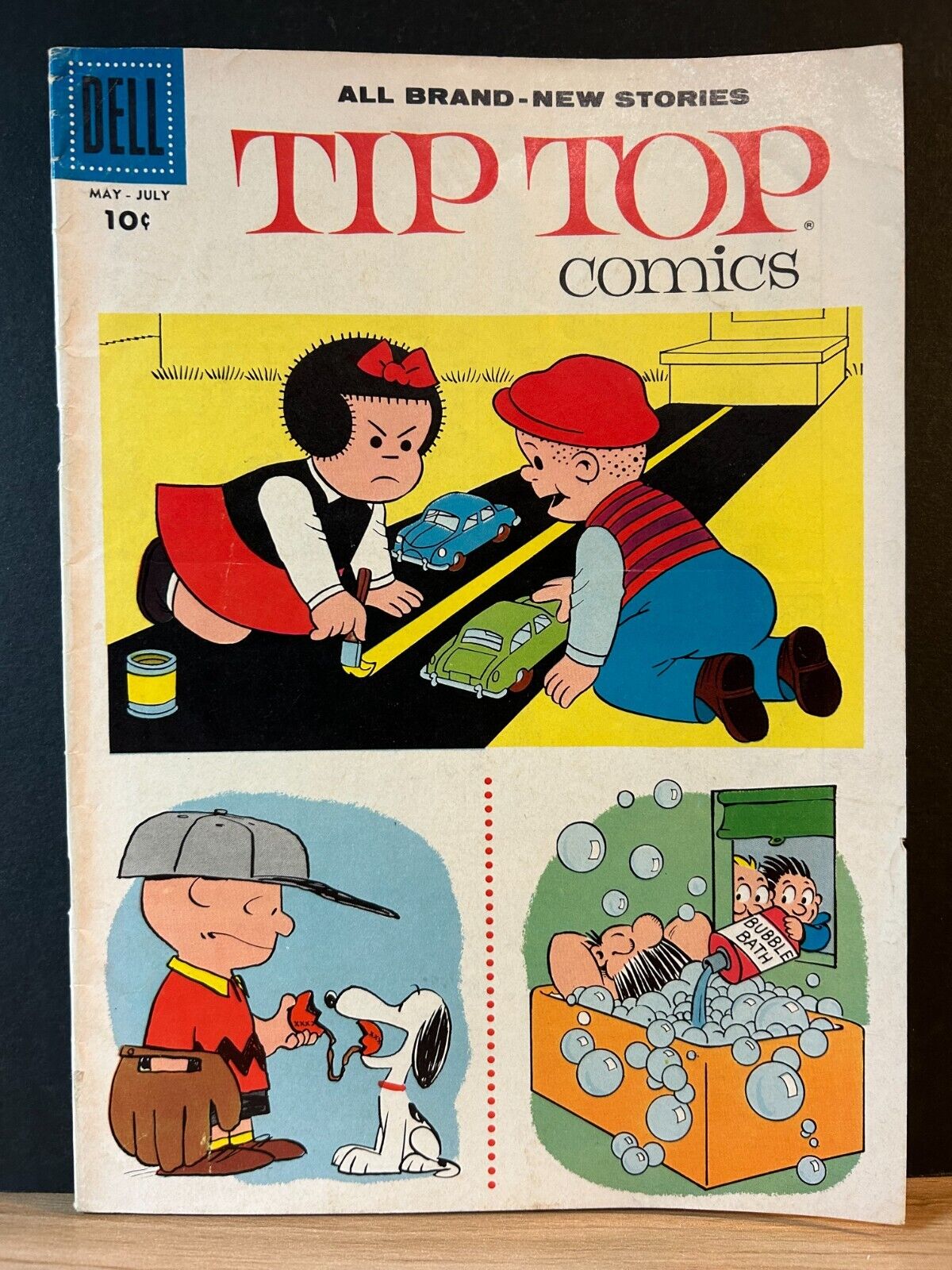 Tip Top Comics #213    VG+    Peanuts App.   Silver Age Comic