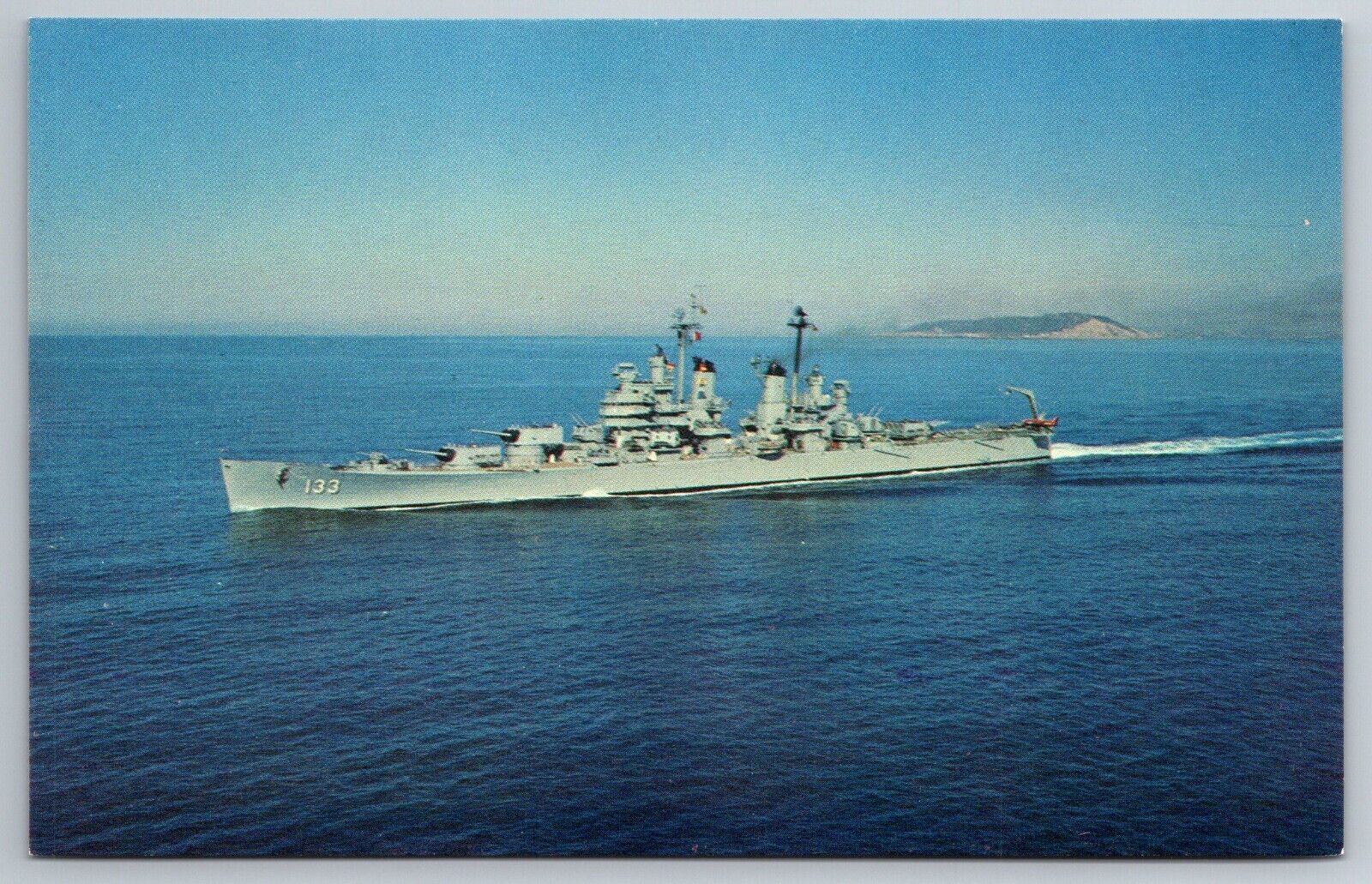 USS Toledo CA 133 Navy Baltimore Class Cruiser Photo Postcard