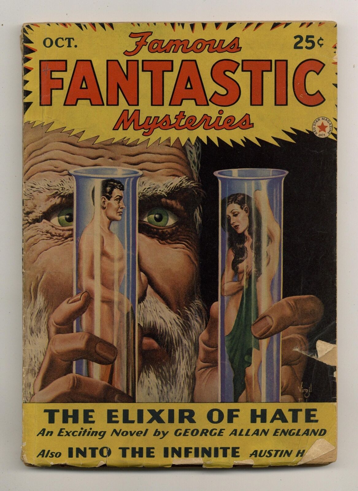 Famous Fantastic Mysteries Pulp Oct 1942 Vol. 4 #6 GD/VG 3.0