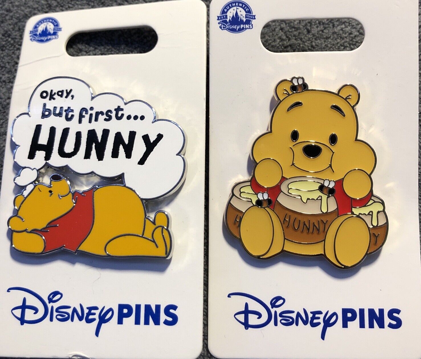 Disney Parks Winnie The Pooh & Honey 2  Pins