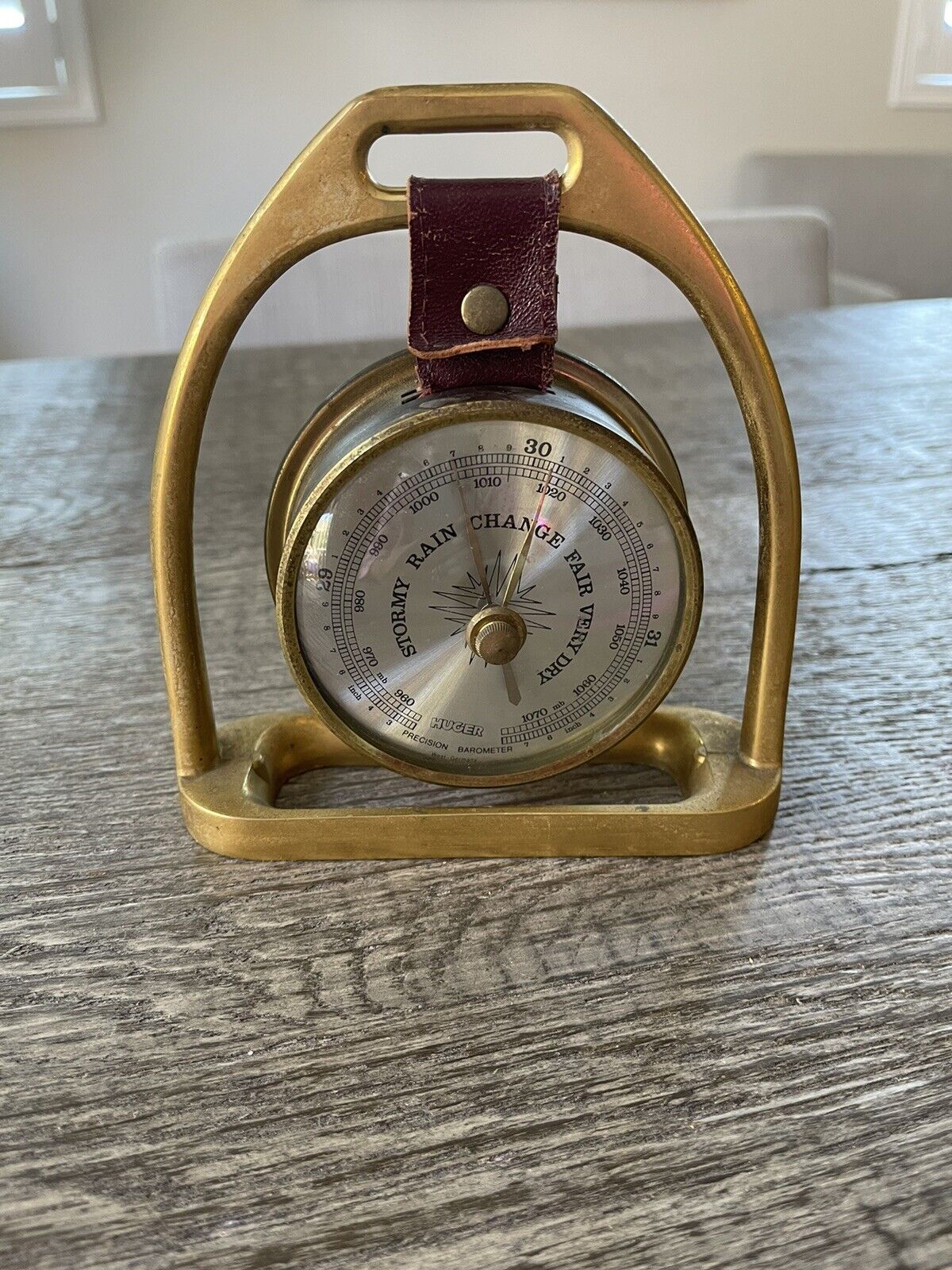 vintage Germany Huger precision barometer 