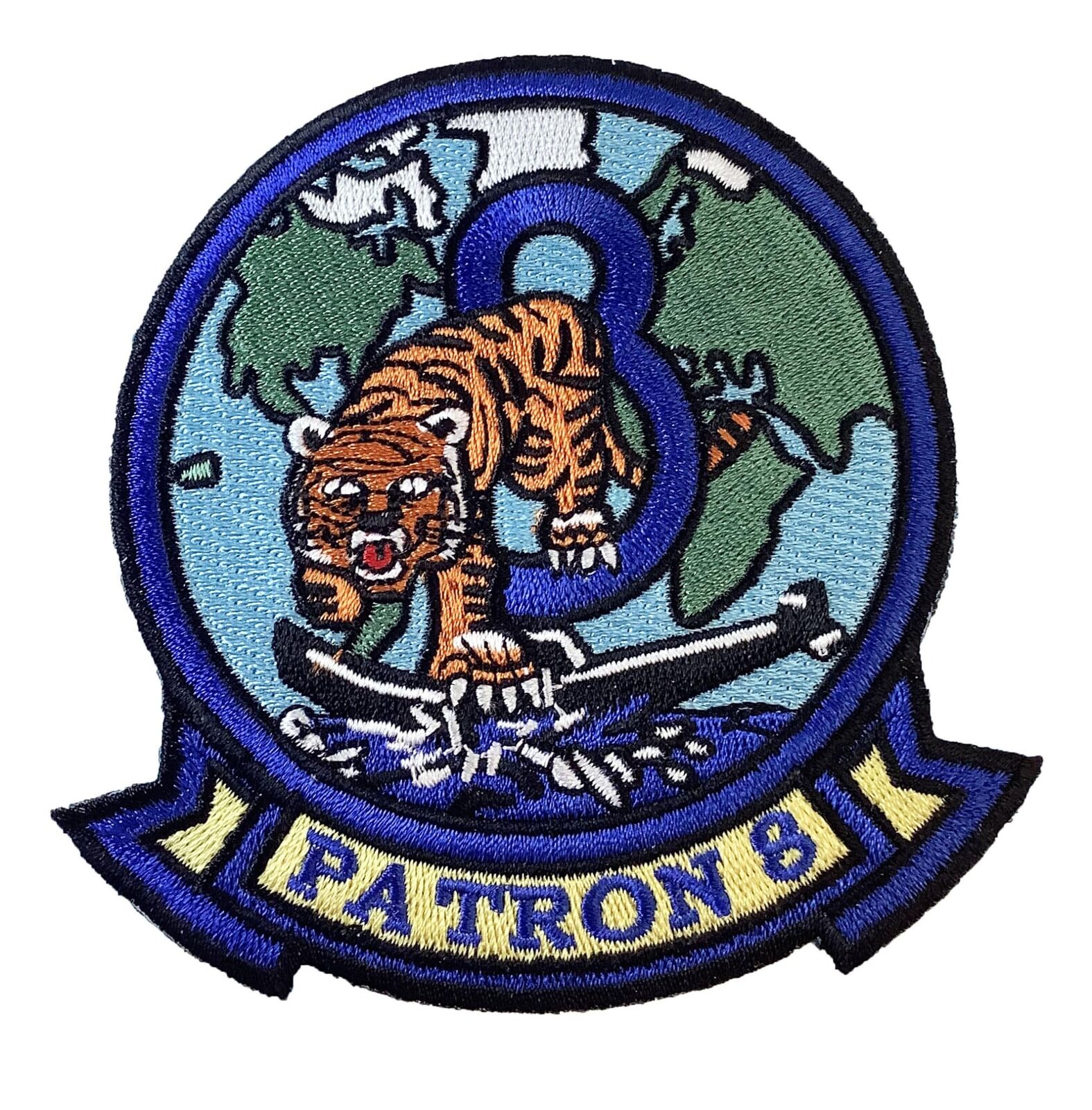 VP-8 Tigers Squadron Patch – Hook and Loop