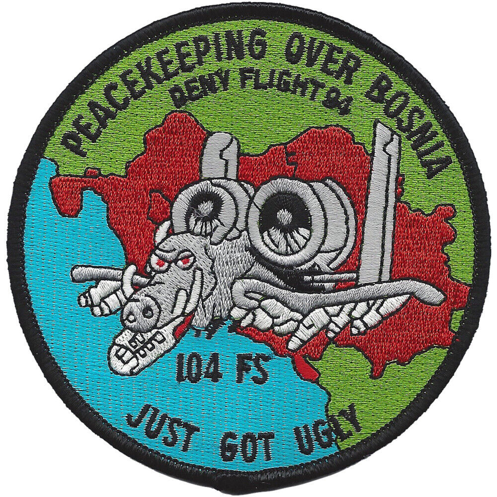 104th Fighter Squadron A-10 Patch - Just Got Ugly