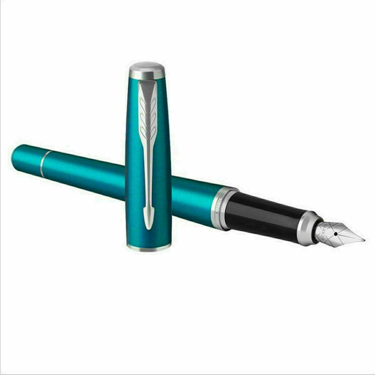 Excellent Blue/White Clip Parker Pen Urban Series Medium (M) Nib Fountain Pen
