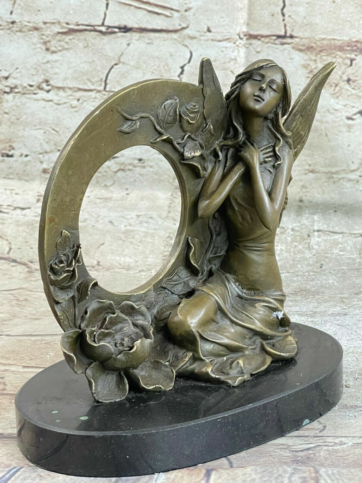 Bronze Sculpture Little God Fairy Angel Hand Made Statue Figurine Figure Sale