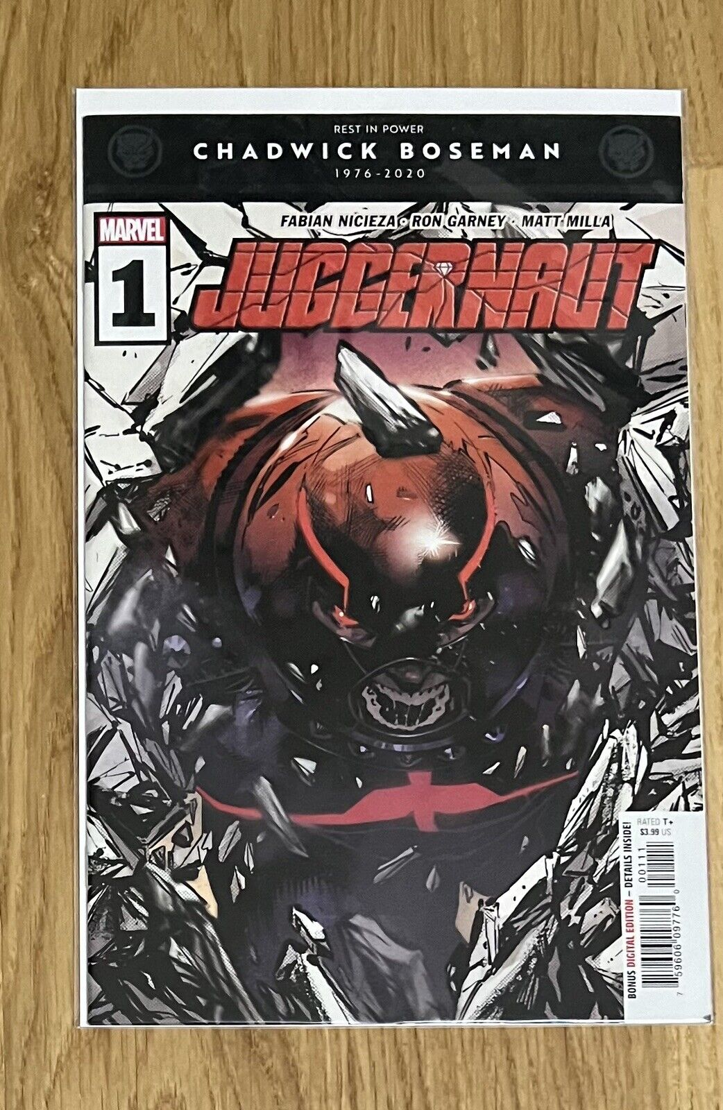 Juggernaut #1 Chadwick  Boseman Tribute Marvel Comics 2020