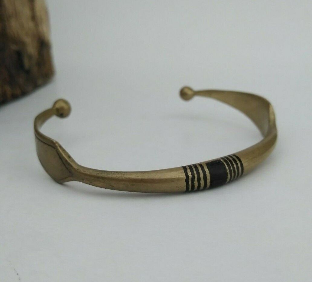 SCARCE Ancient Bronze Roman Bracelet Ornament OLD Authentic-Extremely Artifact
