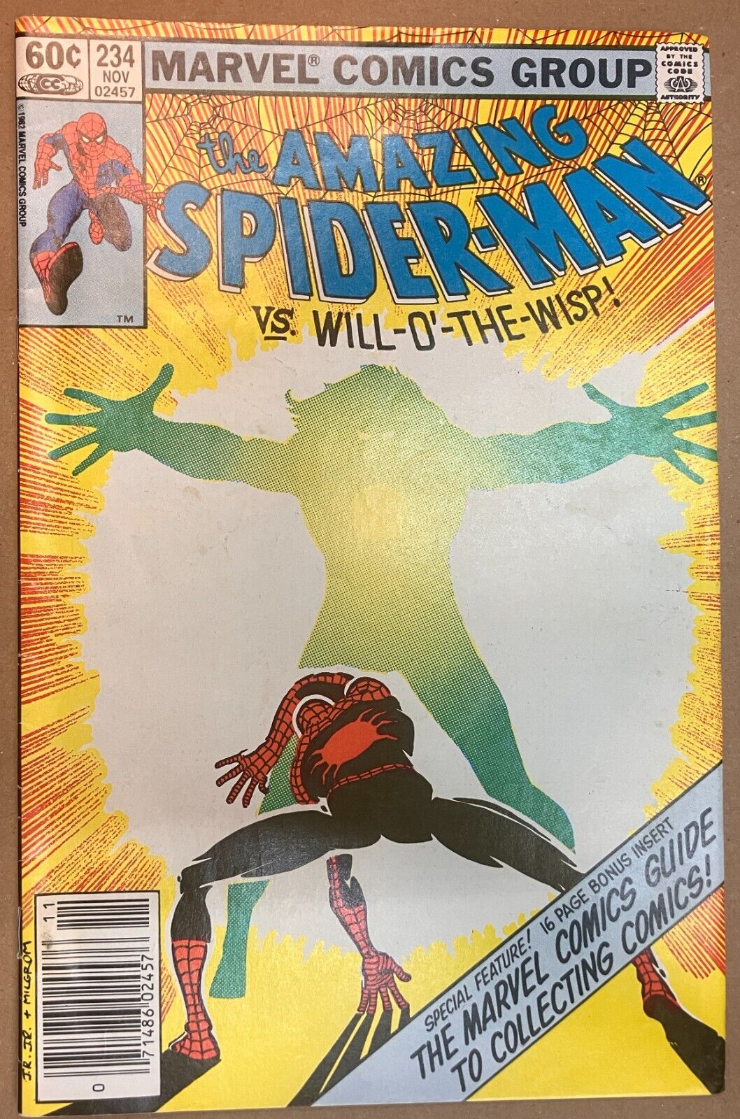 Amazing Spider-Man #234 (1982) Newsstand John Romita Jr. Cover (VF)