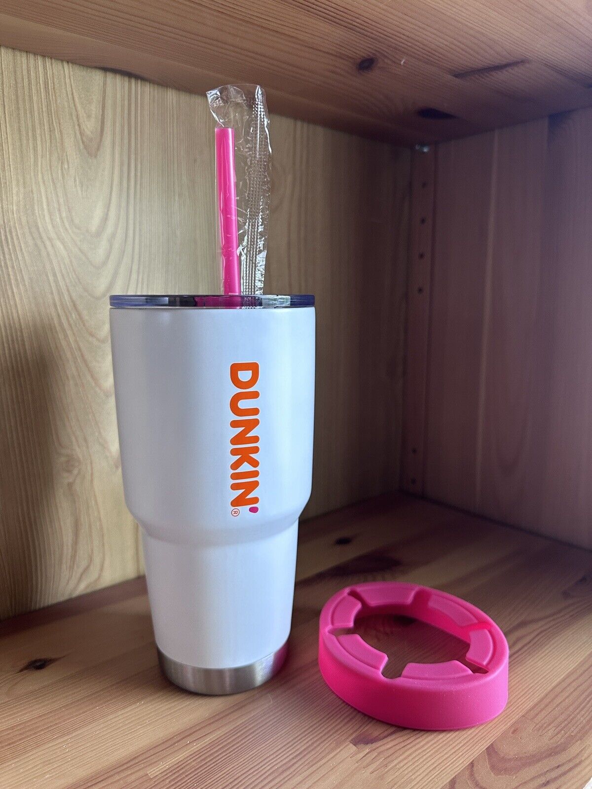 Dunkin’ Spring/Summer 2024 Collection Stainless Steel Cup Insulator - Pink