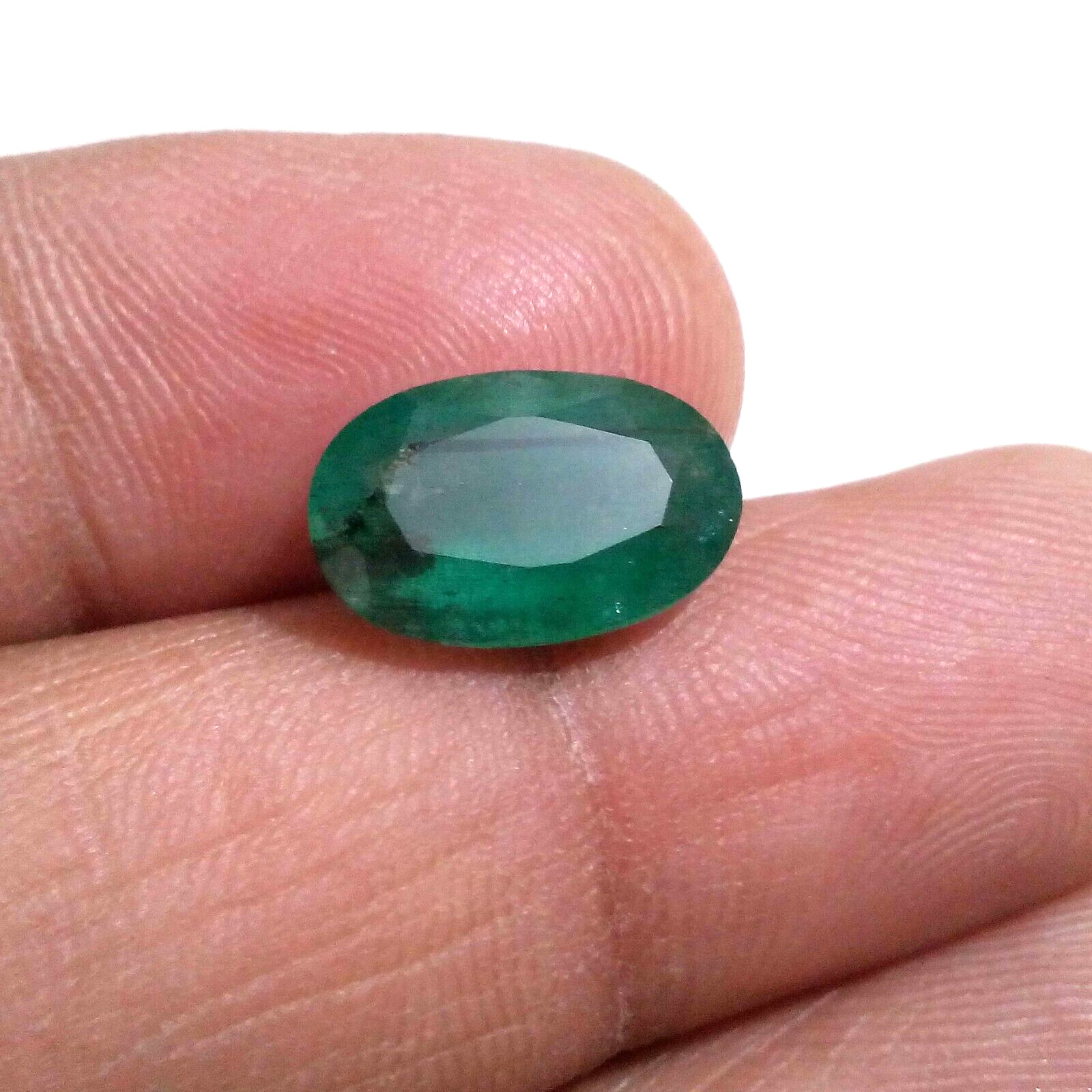 Beautiful Zambian Emerald Oval Shape 5 Crt Ultimate Green Faceted Loose Gemstone