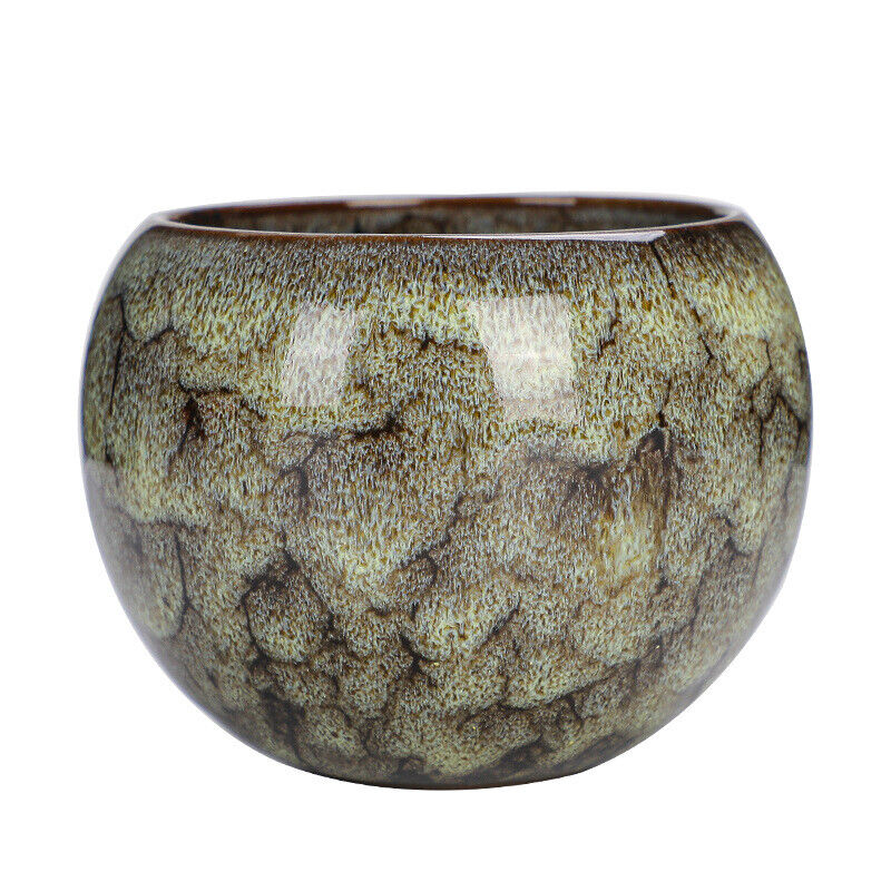 Jianzhan tea bowl Ceramic kiln change single cup dragon egg cup 