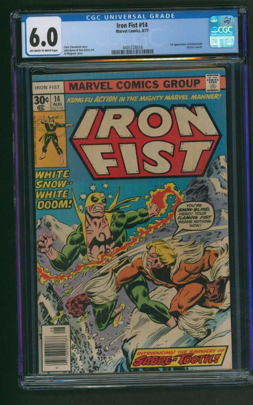 Iron Fist #14 CGC 6.0 1st Appearance Sabretooth Marvel 1977 New Slab