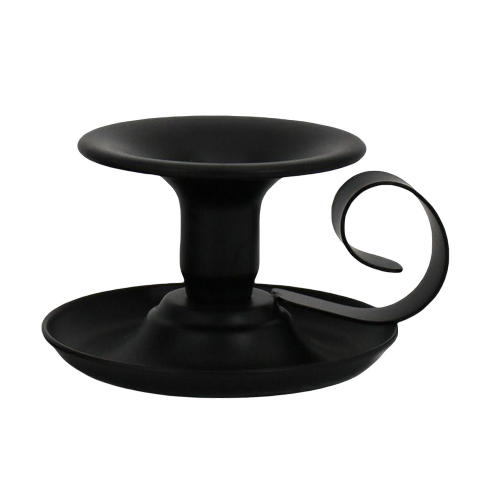 Vintage Wrought Iron Candle Holder The Metal Tapered Candle Base Is Suitable For