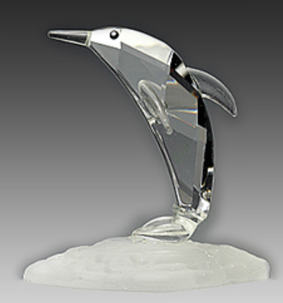 Asfour Crystal Figurine - Dolphin (discounted 80% off retail price)