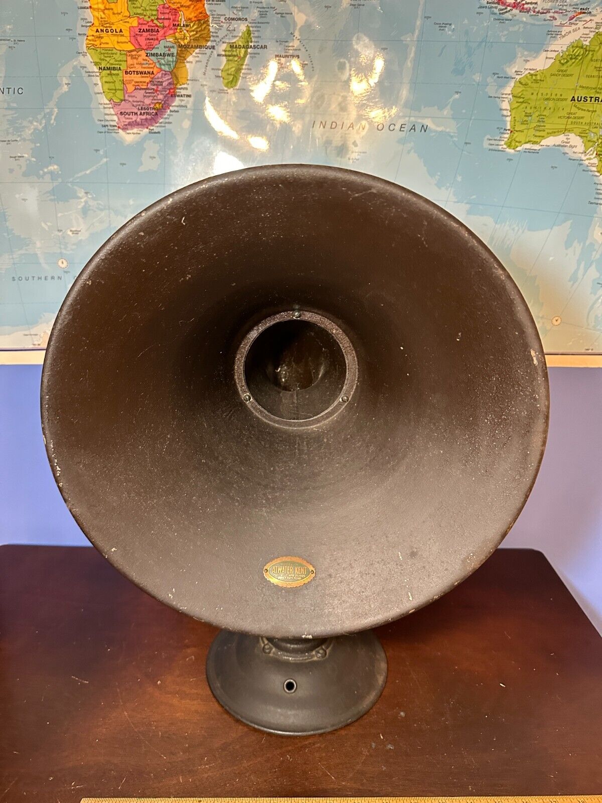 ANTIQUE Vintage ATWATER KENT Model H Radio Exterior Cast Metal SPEAKER HORN