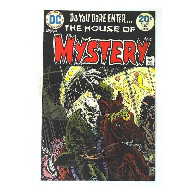 House of Mystery (1951 series) #221 in Very Fine minus condition. DC comics [q*