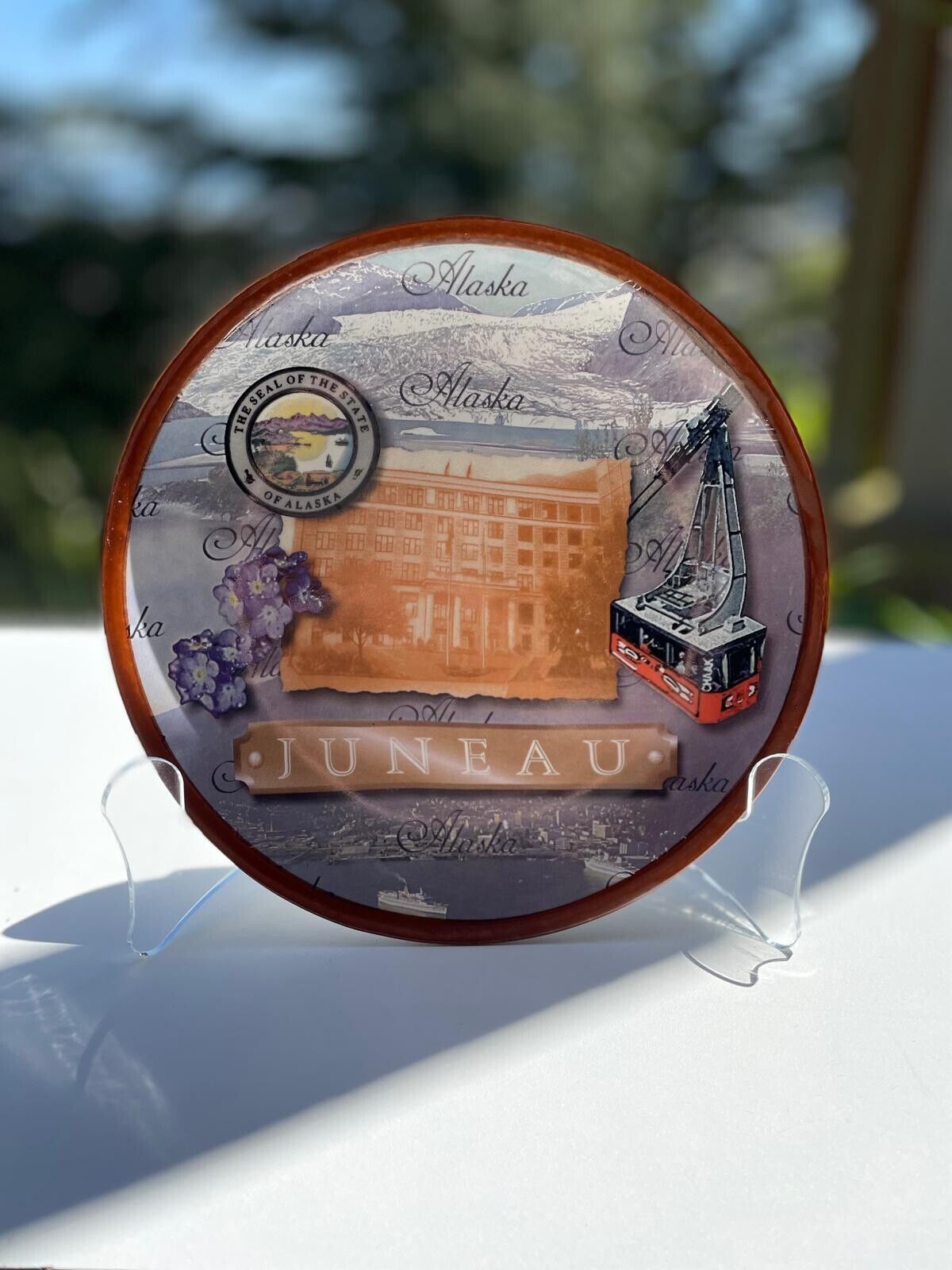 Souvenir Plate Alaska Juneau