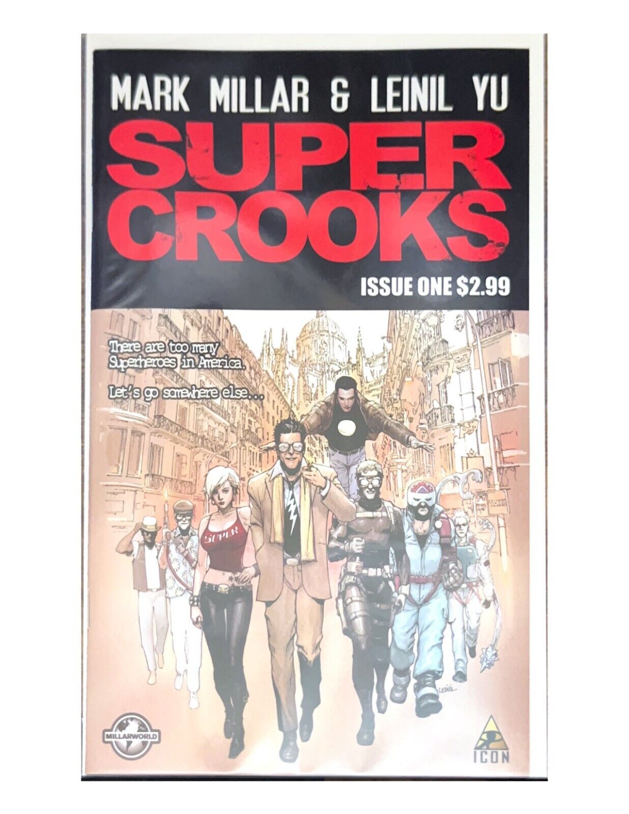 Super Crooks #1, 2, 3 Lot [First Print, Millar/Yu, Netflix TV Spec] VF/NM