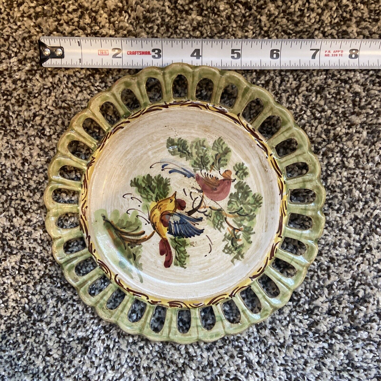 Vintage Meiselman Imports Italy Collector Plate # K884
