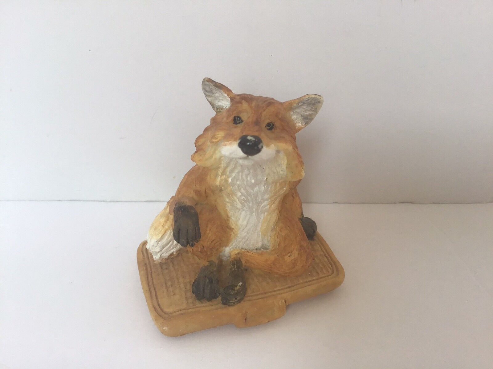 Castagna Red Fox Figurine 3” Made In Italy Vintage 1988