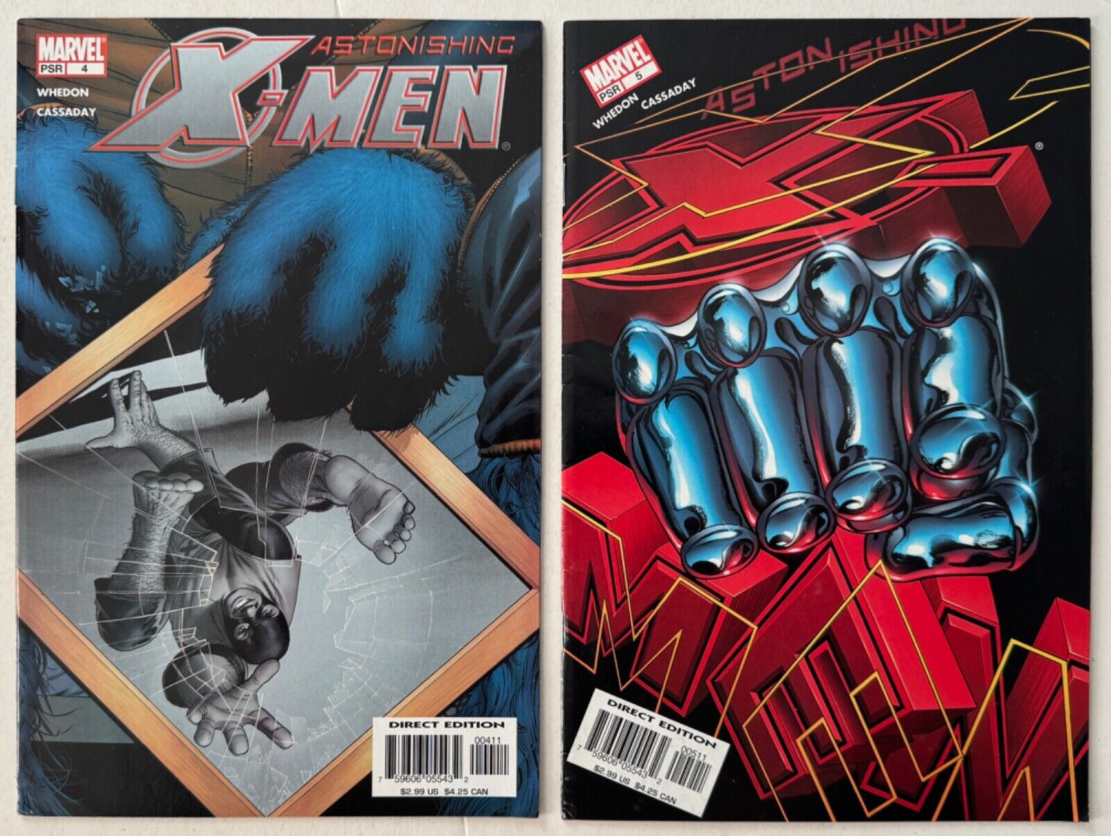 Astonishing X-Men 4 And 5 - 1st Appearance Of Armor - Marvel Comics 2004