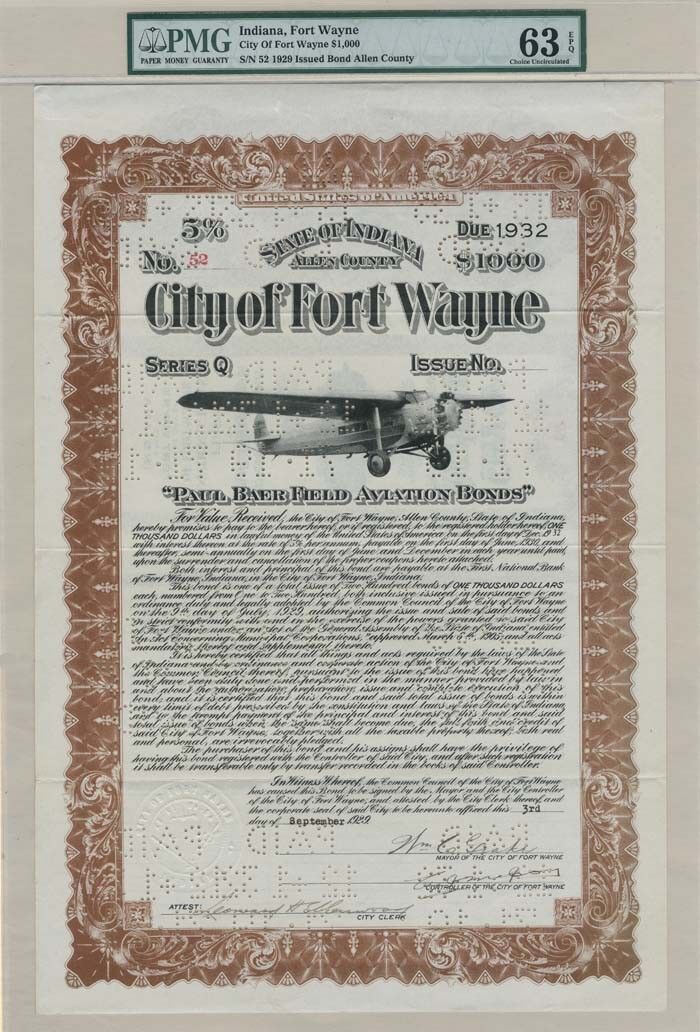City of Fort Wayne - Aviation Bonds