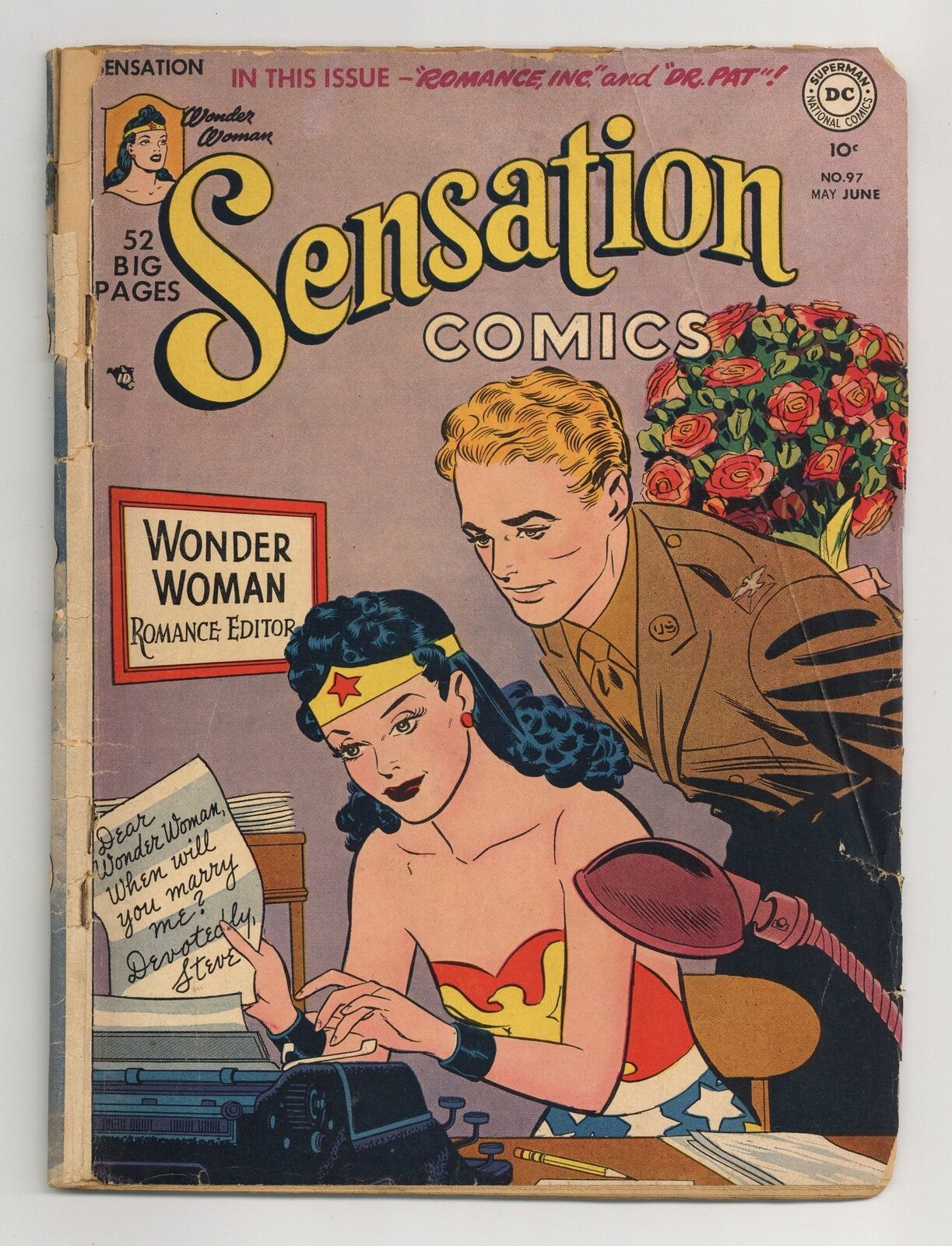 Sensation Comics #97 GD- 1.8 1950