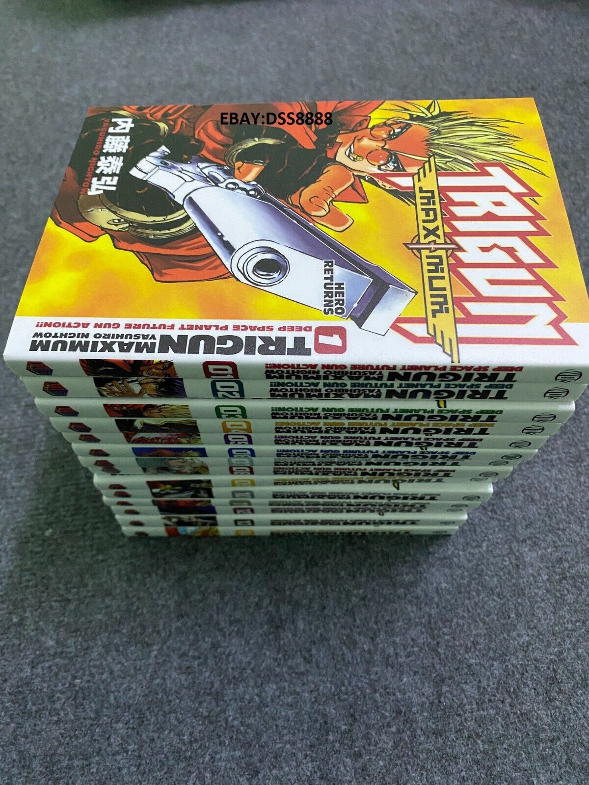 Trigun Maximum Manga Comic English Version Full Set Vol.1-14 Ysuhiro Nightow~NEW