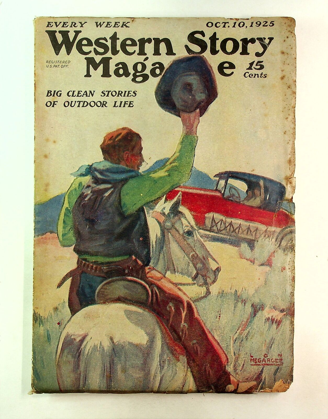 Western Story Magazine Pulp 1st Series Oct 10 1925 Vol. 55 #4 GD/VG 3.0