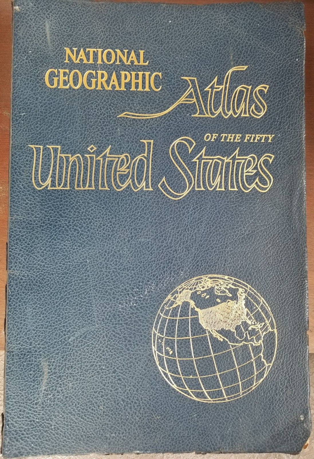 VTG Huge National Geographic Atlas of the Fifty United States 1960