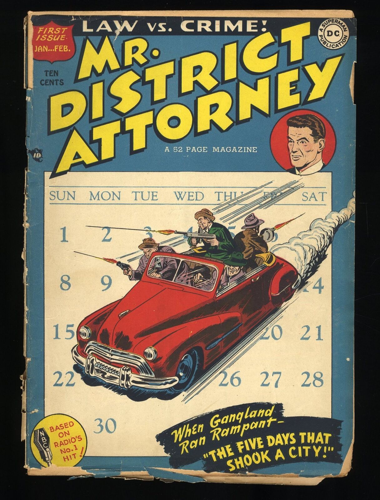 Mr. District Attorney (1948) #1 FA/GD 1.5 Very Scarce 1st Issue DC Comics 1948